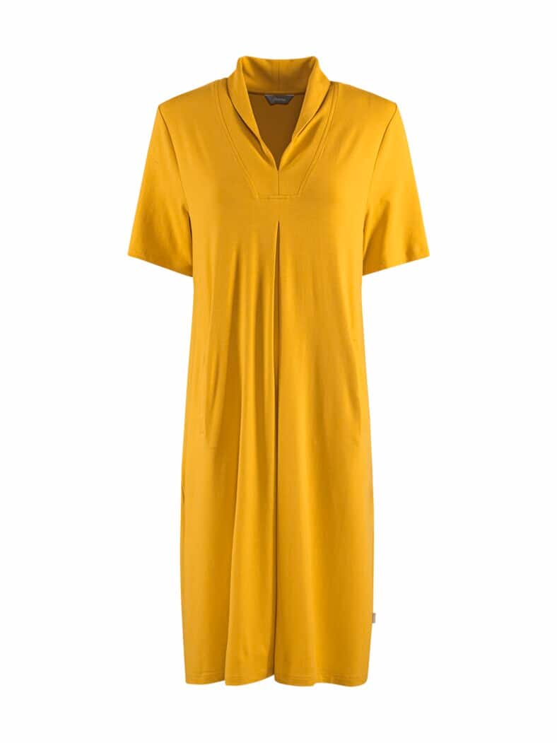 Jerseykleid Silhouette Safran