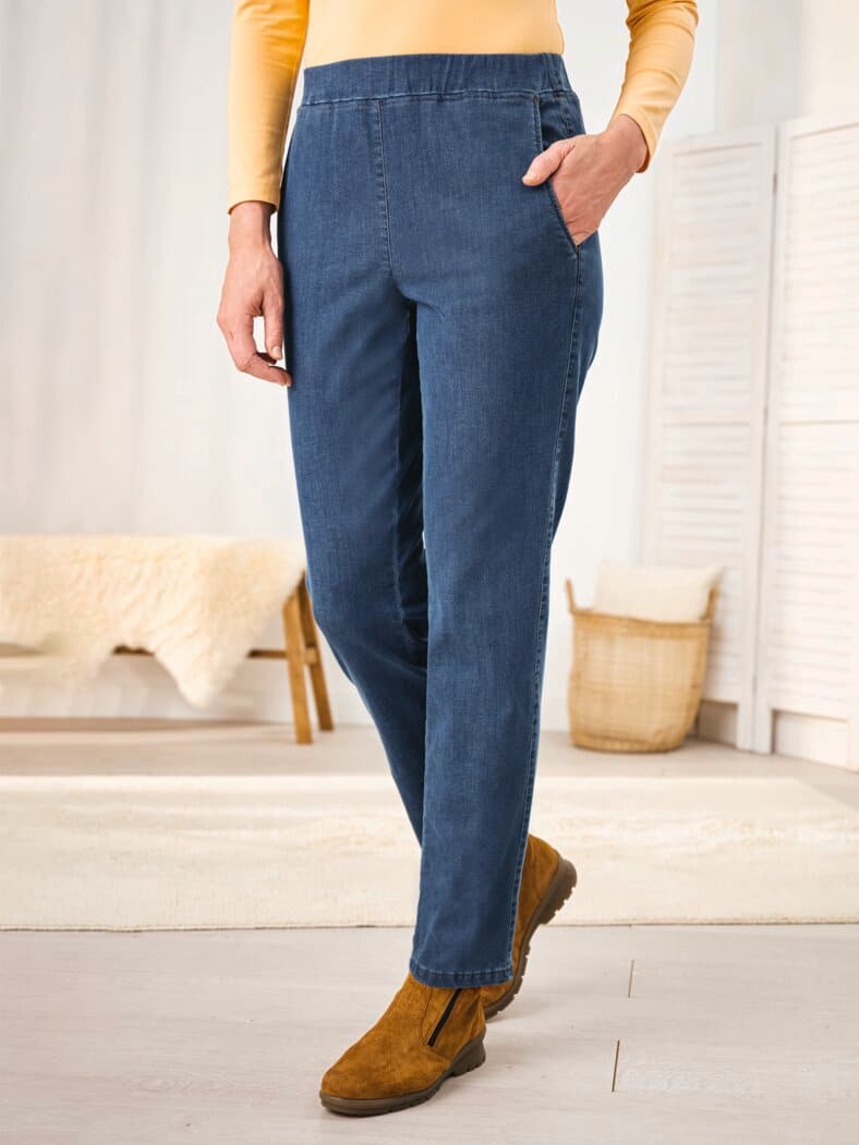 Thermo-Stretch-Jeans Blue Denim