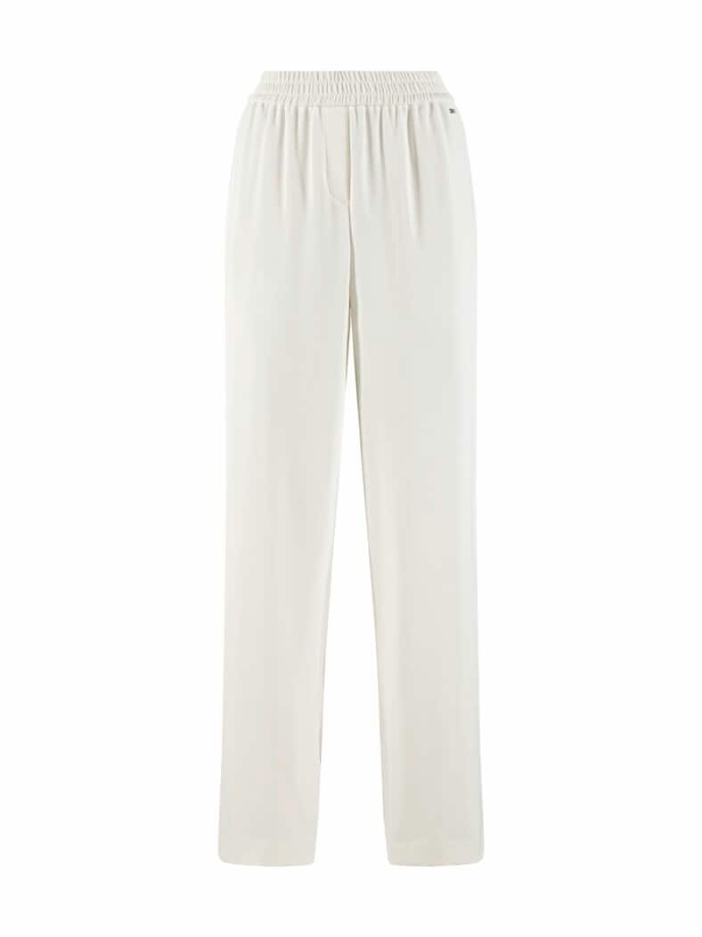 Kofferhose Edel-Krepp Offwhite