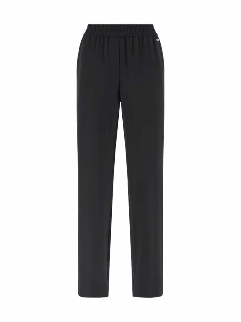 Kofferhose Edel-Krepp Schwarz