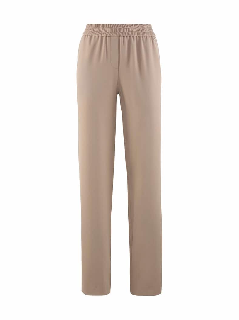 Kofferhose Edel-Krepp Sand