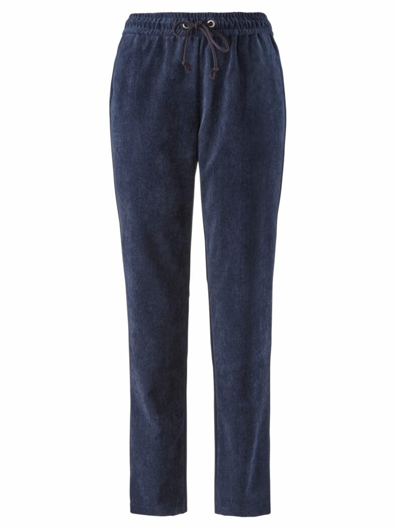 Schlupfbundhose Feincord Marine