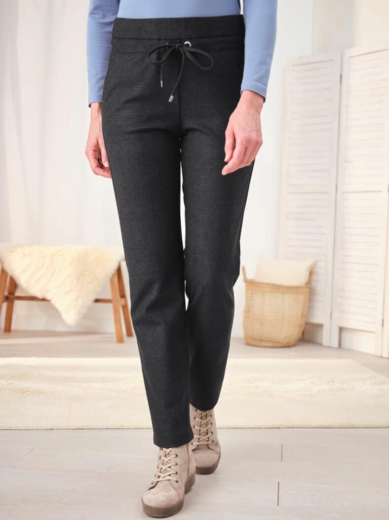 Stretchhose Wolltouch Anthrazit