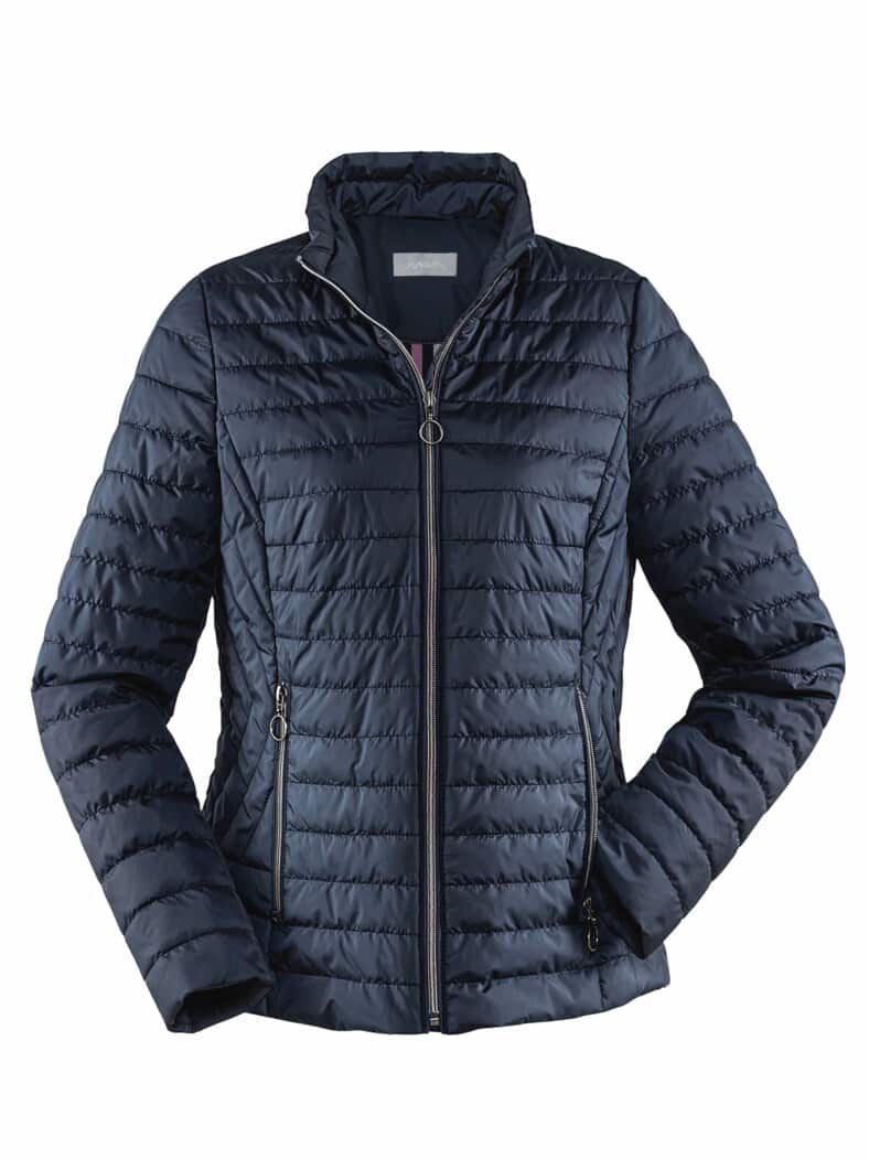 Steppjacke leicht tailliert Marine