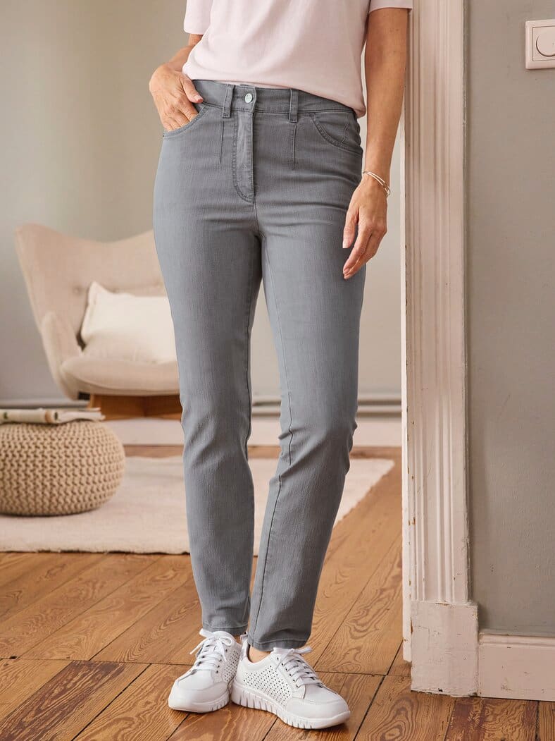 Leichtjeans Grau