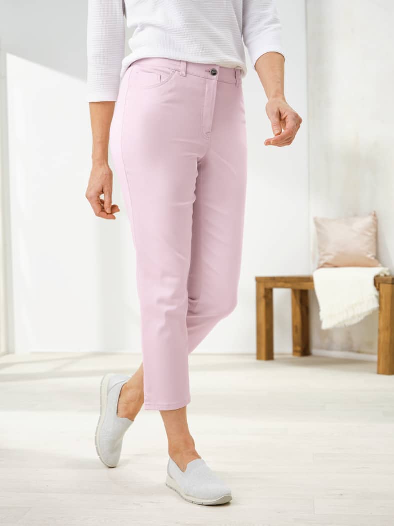 7/8 Bequembundjeans Soft-Denim Rosé