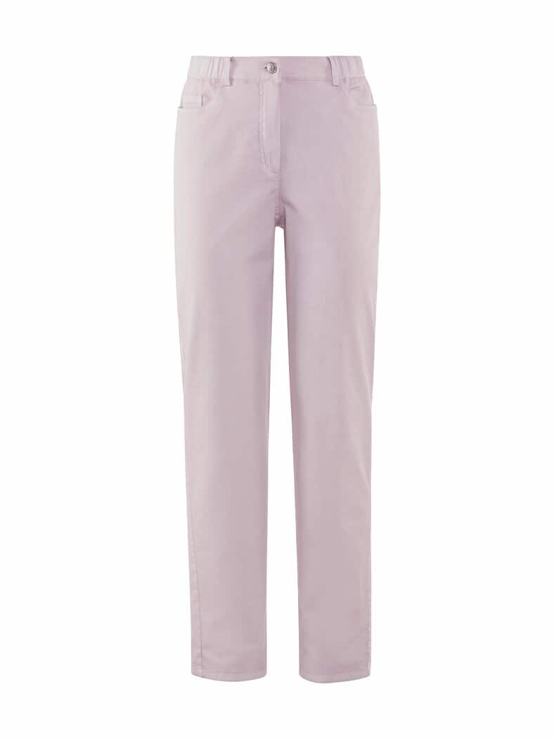 5-Pocket-Hose Antik-Look Rosé