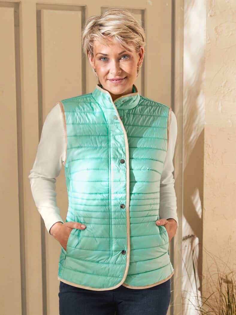 Steppweste Wollwärme Mint