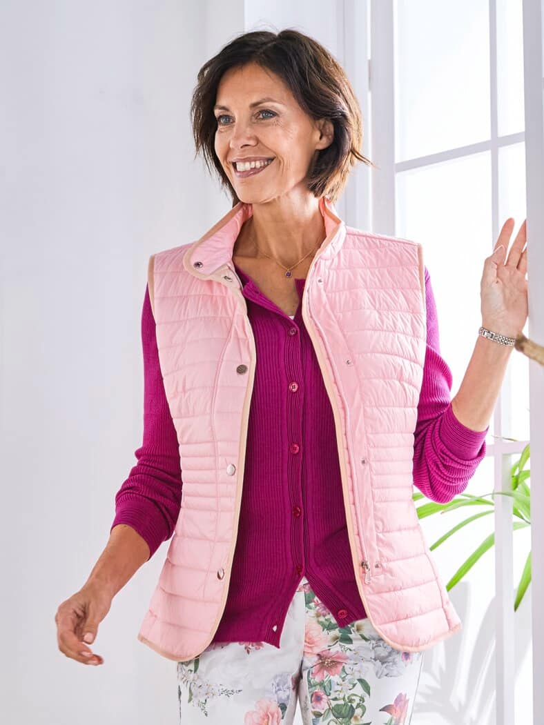 Steppweste Wollwärme Rosa