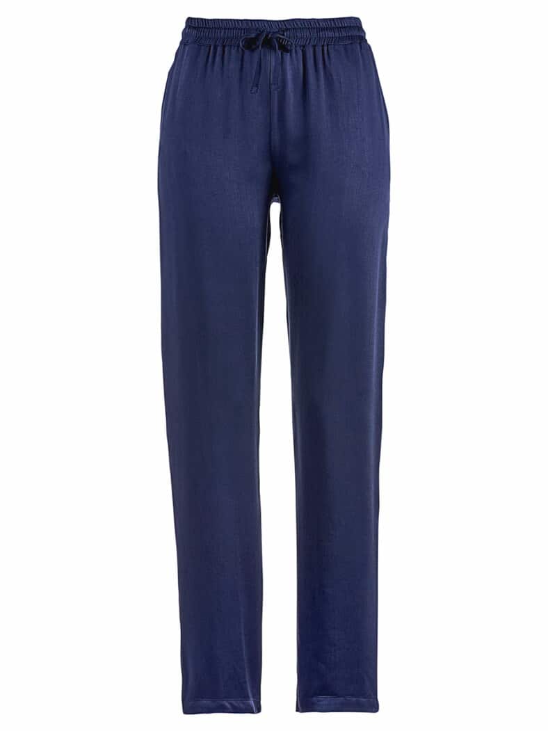 Viskose-Schlupfhose Marine