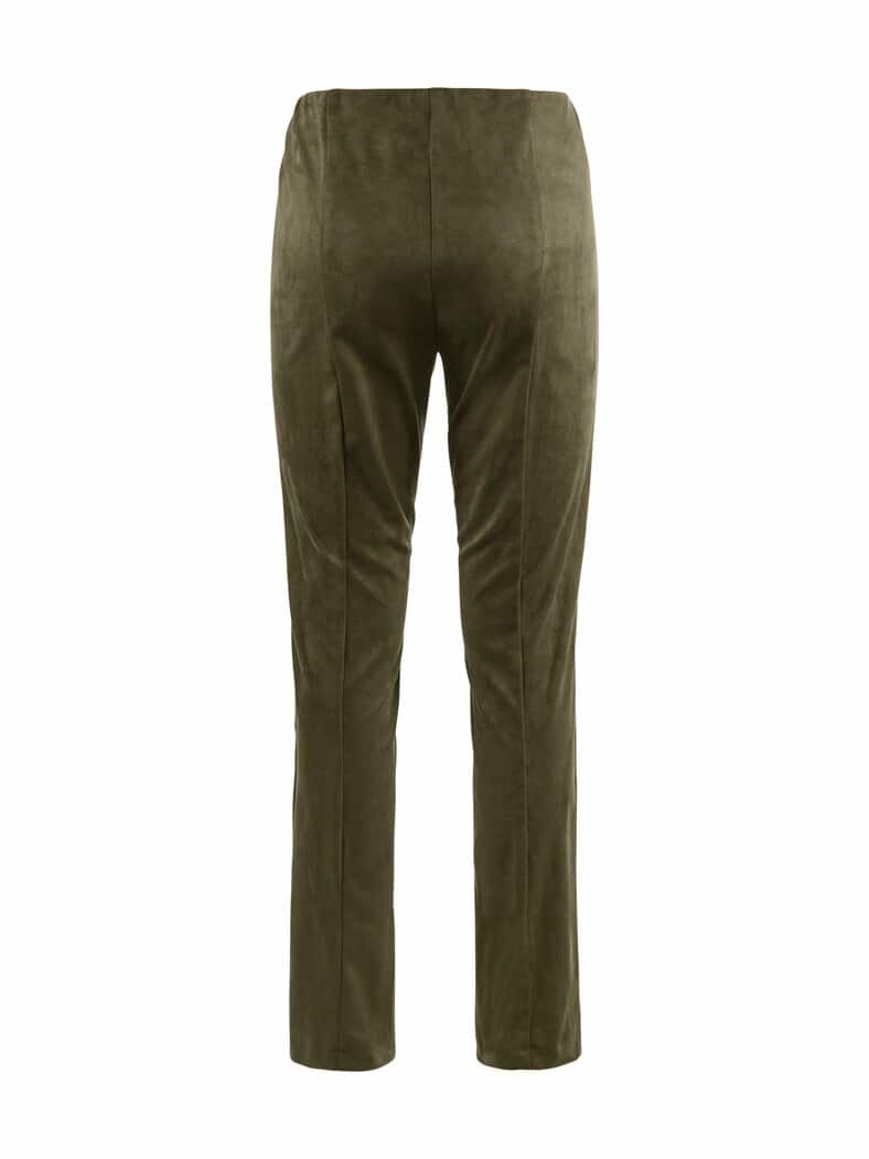Schlupfhose Wildlederoptik Khaki