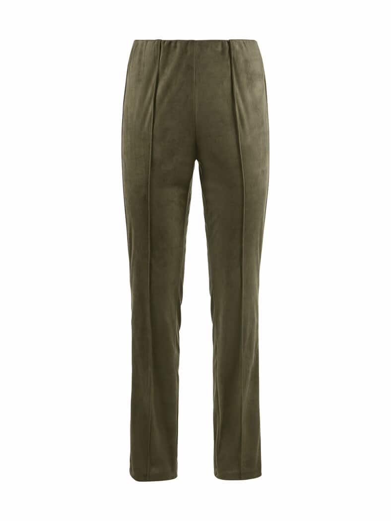 Schlupfhose Wildlederoptik Khaki