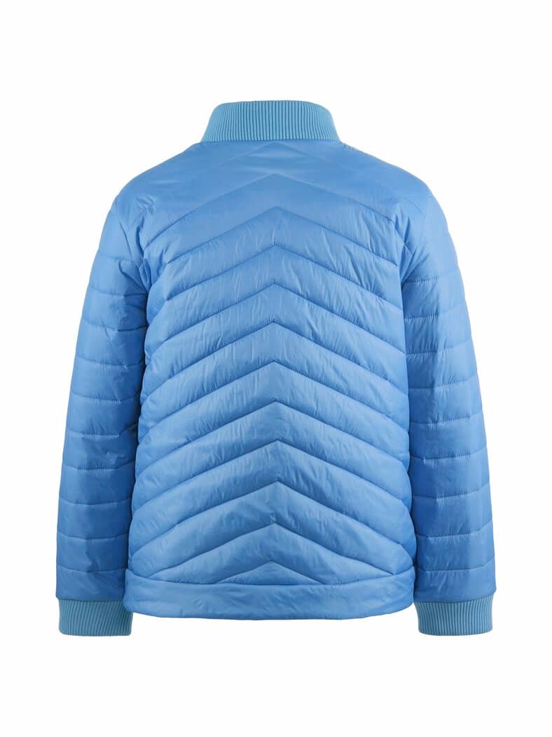 Leichtsteppjacke im Beutel Jeansblau