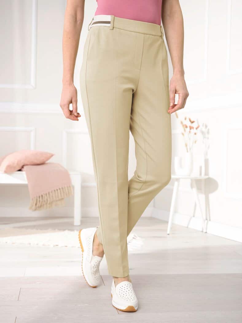 Jerseyhose Punto di Roma Beige