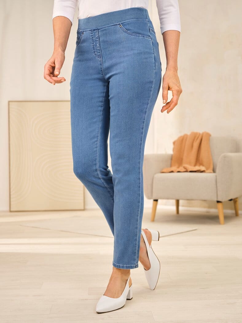 Bequembundjeans Powerstretch Light Blue Denim