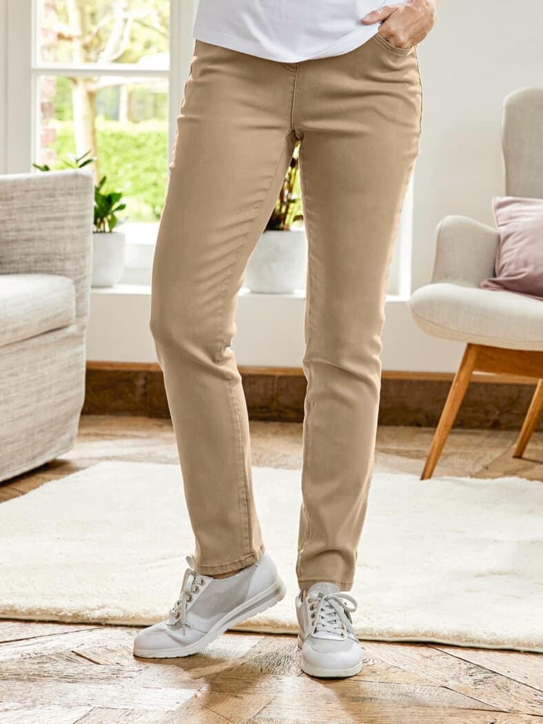 Bequembundhose Powerstretch Beige