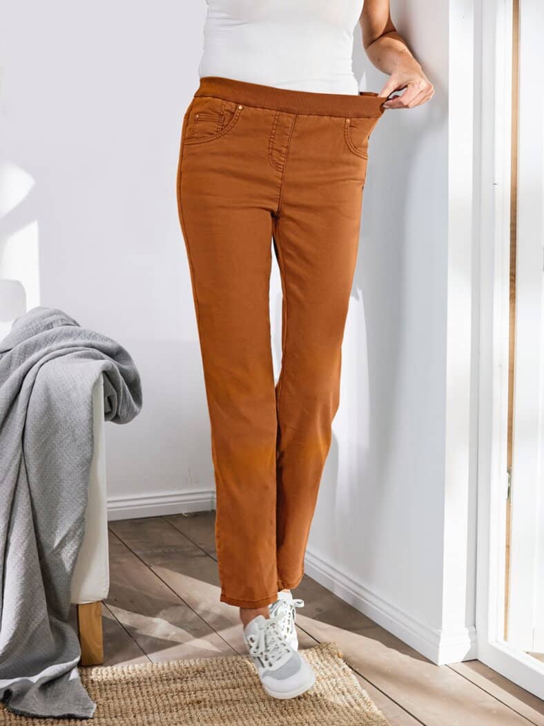 Bequembundhose Powerstretch Cognac