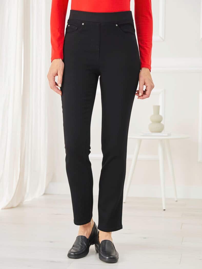 Bequembundhose Powerstretch Schwarz