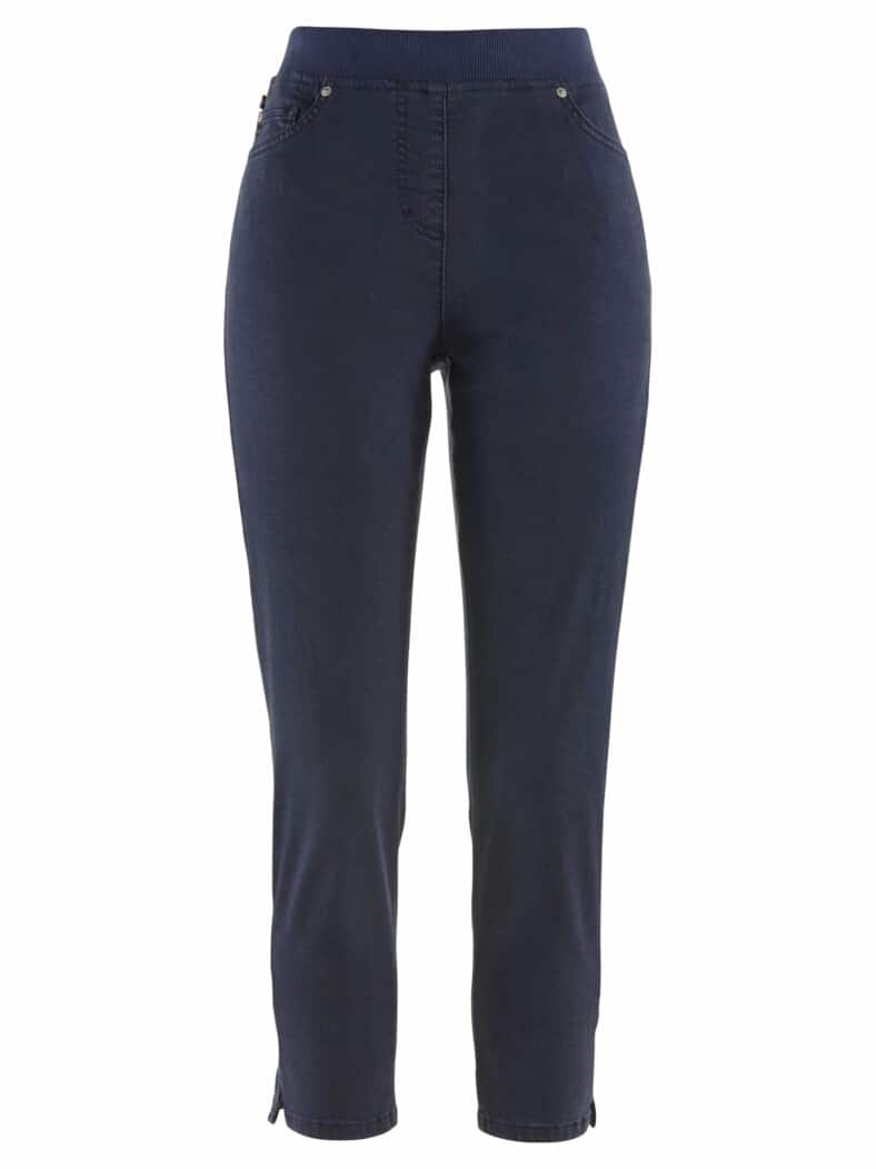 7/8 Bequembundhose Powerstretch Marine