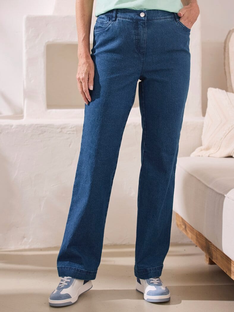 Marlene-Jeans Mid Blue
