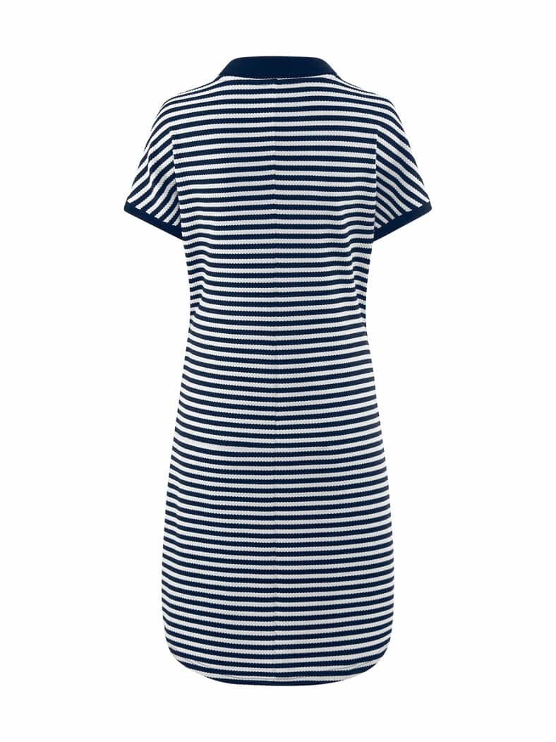 Rabe Strick-Polo-Kleid Marine