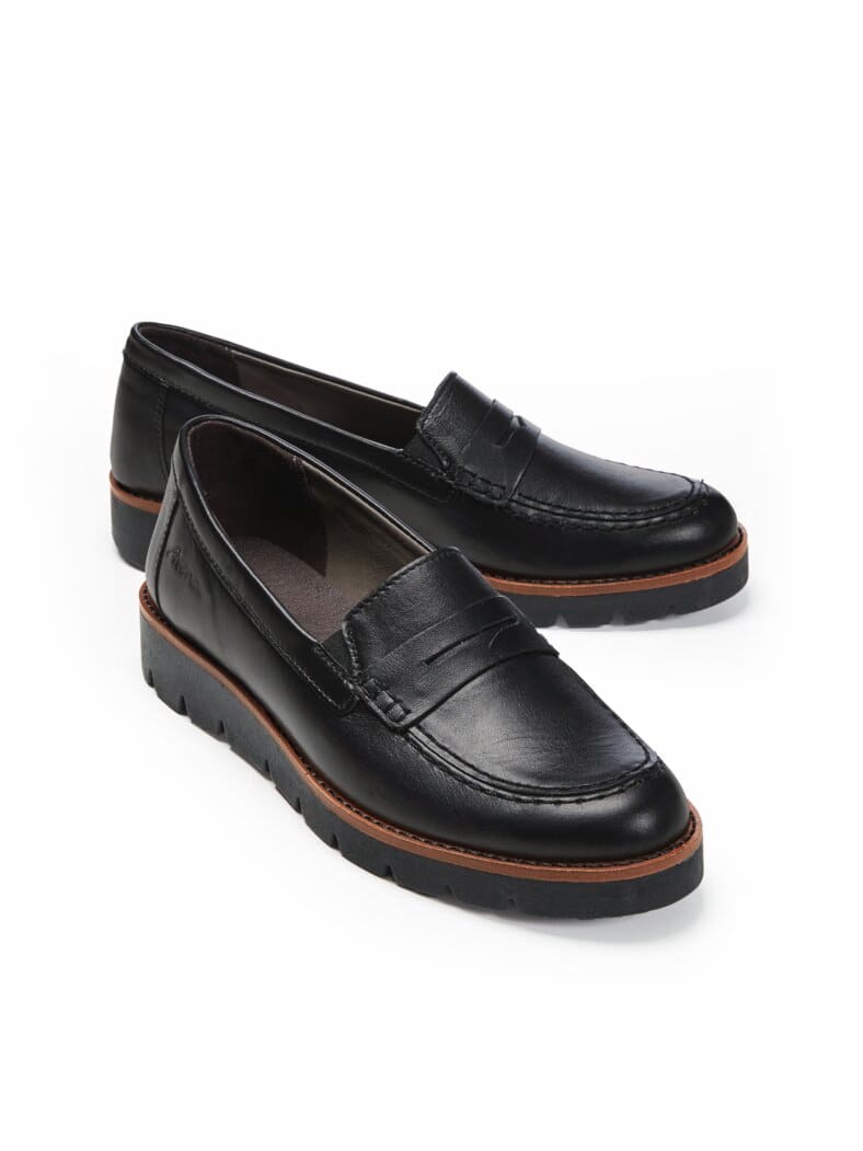 Bequem-Loafer City Schwarz