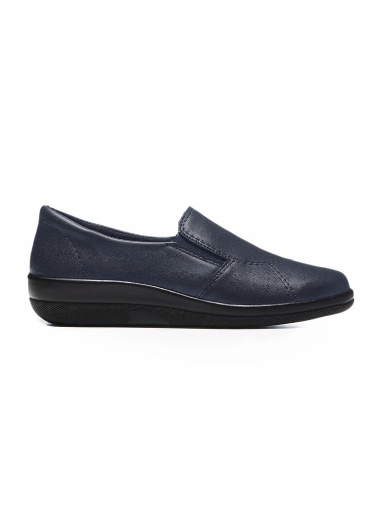 Hallux-Slipper-Thermoleicht Navy