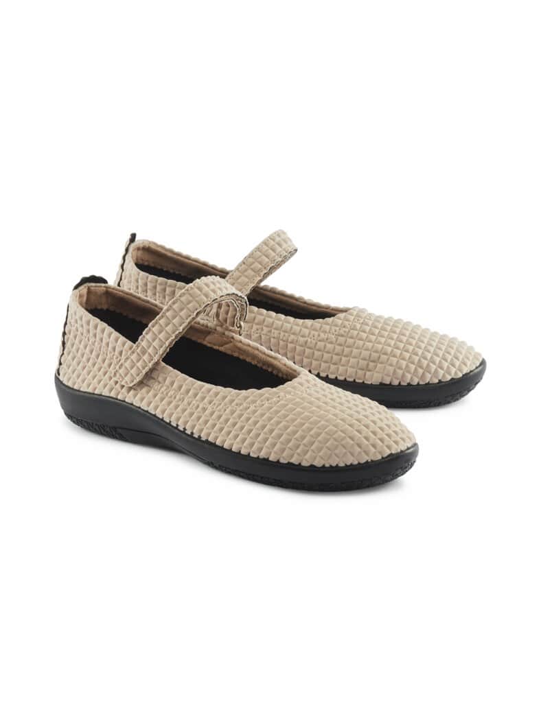 Hallux-Softslipper Mary Jane Beige