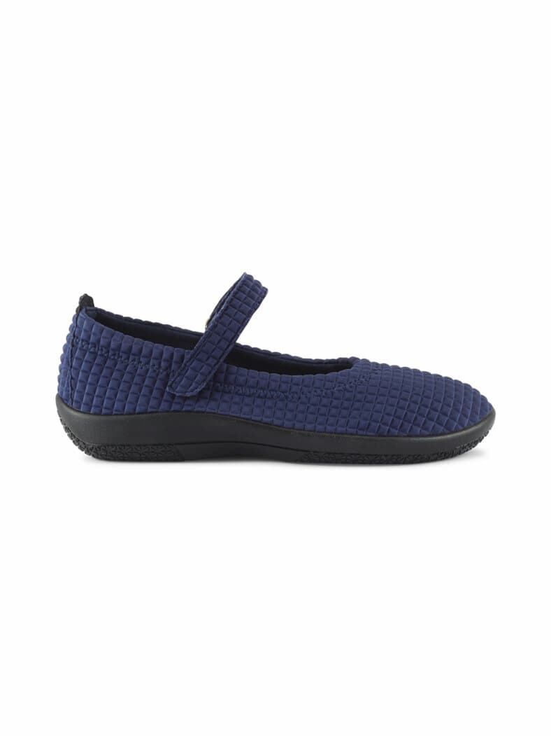 Hallux-Softslipper Mary Jane Blau