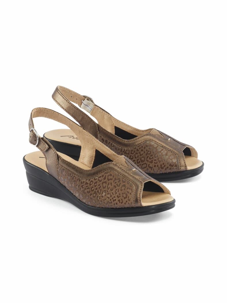 Hallux-Superstretch Sandale Bronze