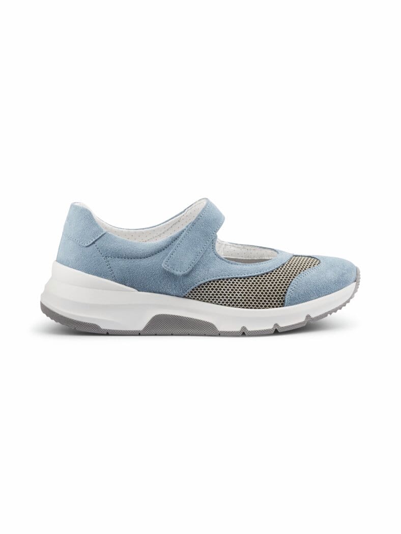 Hallux-Active-Klettballerina Blau