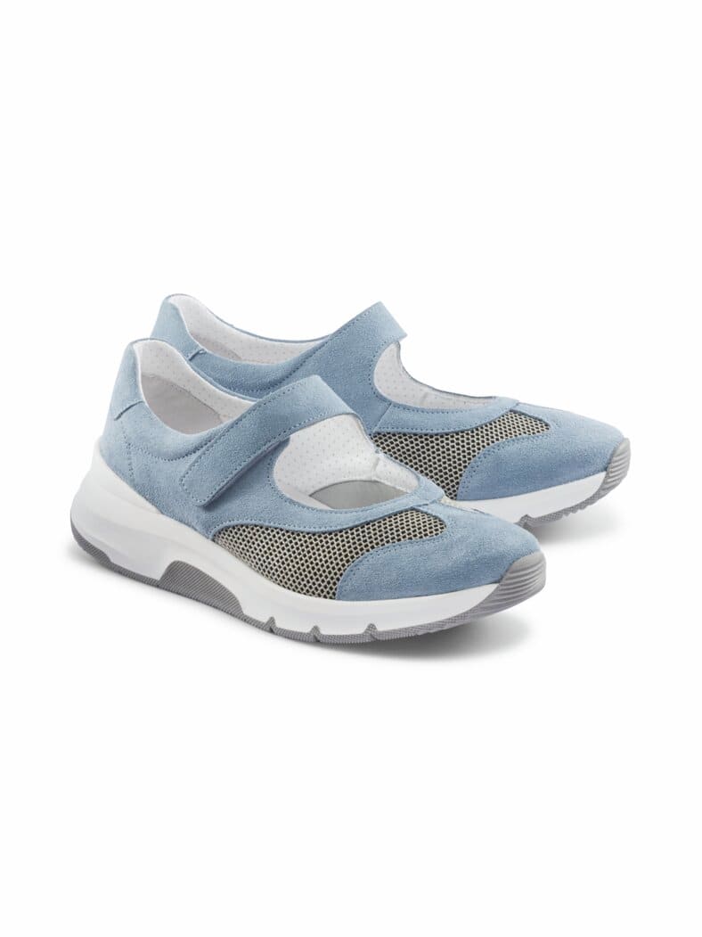 Hallux-Active-Klettballerina Blau