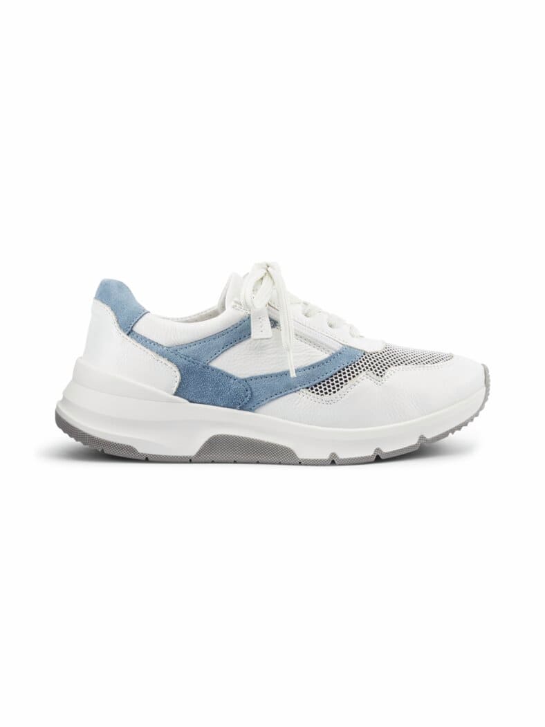 Hallux-Active-Schnürer Weiß-Blau