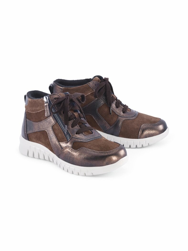 Hallux-Komfort  Bootie Federleicht Braun