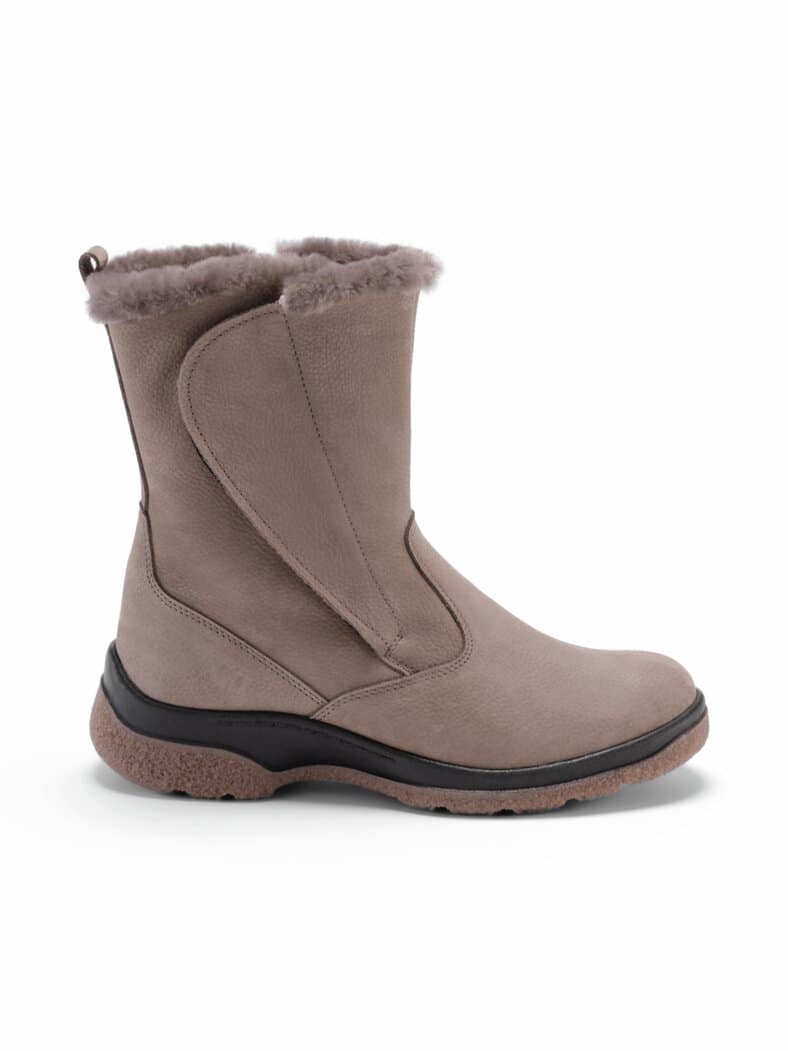 Lammfell-Stiefel Ultragrip Taupe