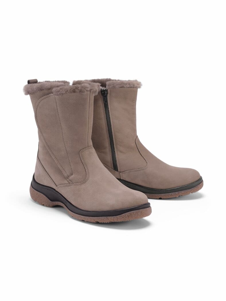 Lammfell-Stiefel Ultragrip Taupe
