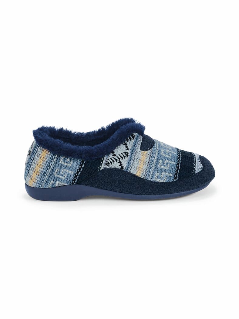 Hallux-Varomed-Hausschuh Blau