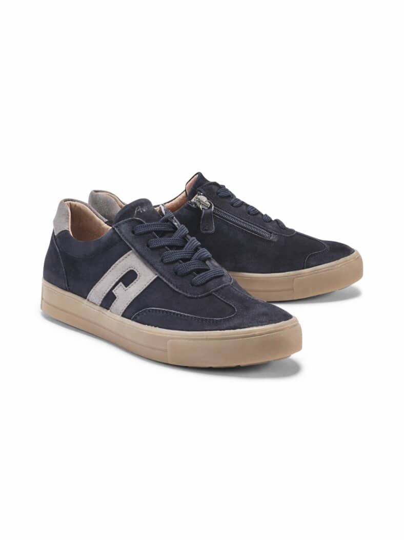Hallux-Schnürer-Soft Grau/ Blau