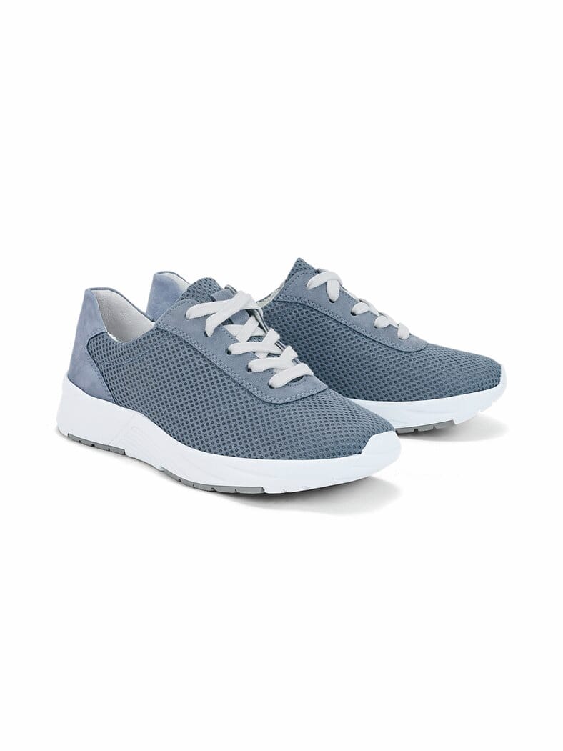 Semler-Mesh Sneaker Taubenblau