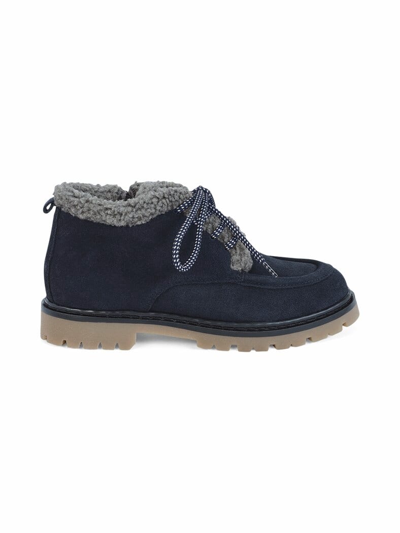 Hallux-Knöchelbootie Kuschelweich Dunkelblau