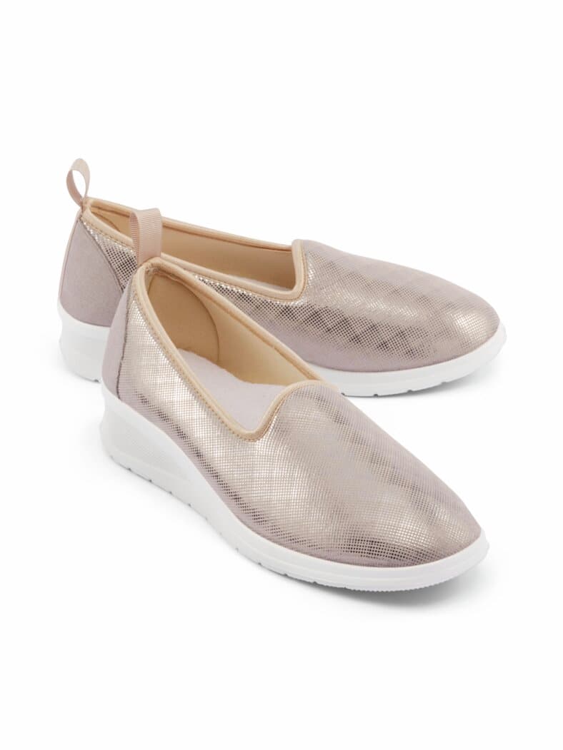 Hallux-Slipper Superstretch Silber-Beige