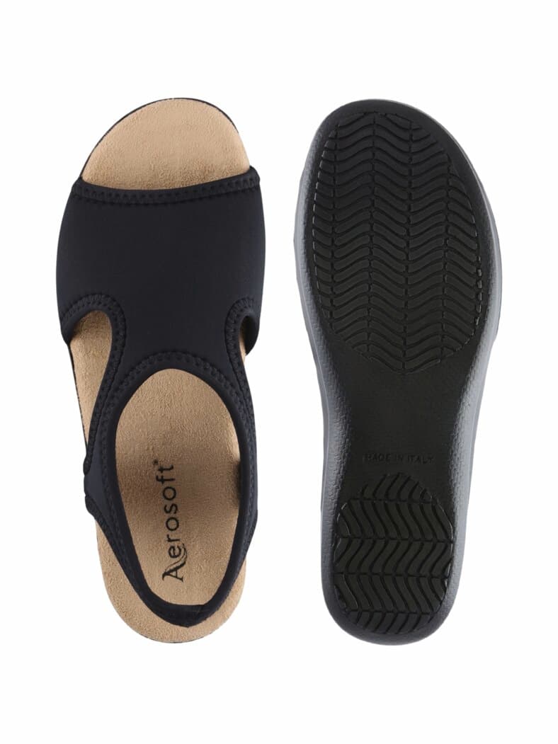 Hallux-Sandale Superstretch Schwarz