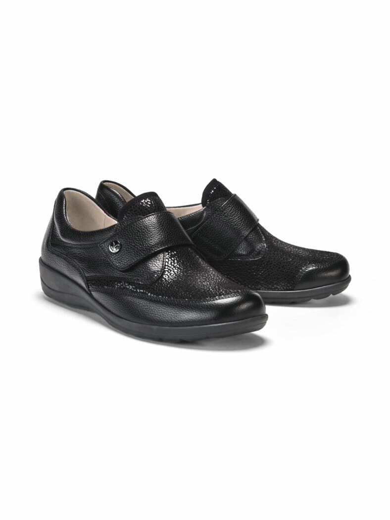 Hallux-Klettschuh Klassik Schwarz