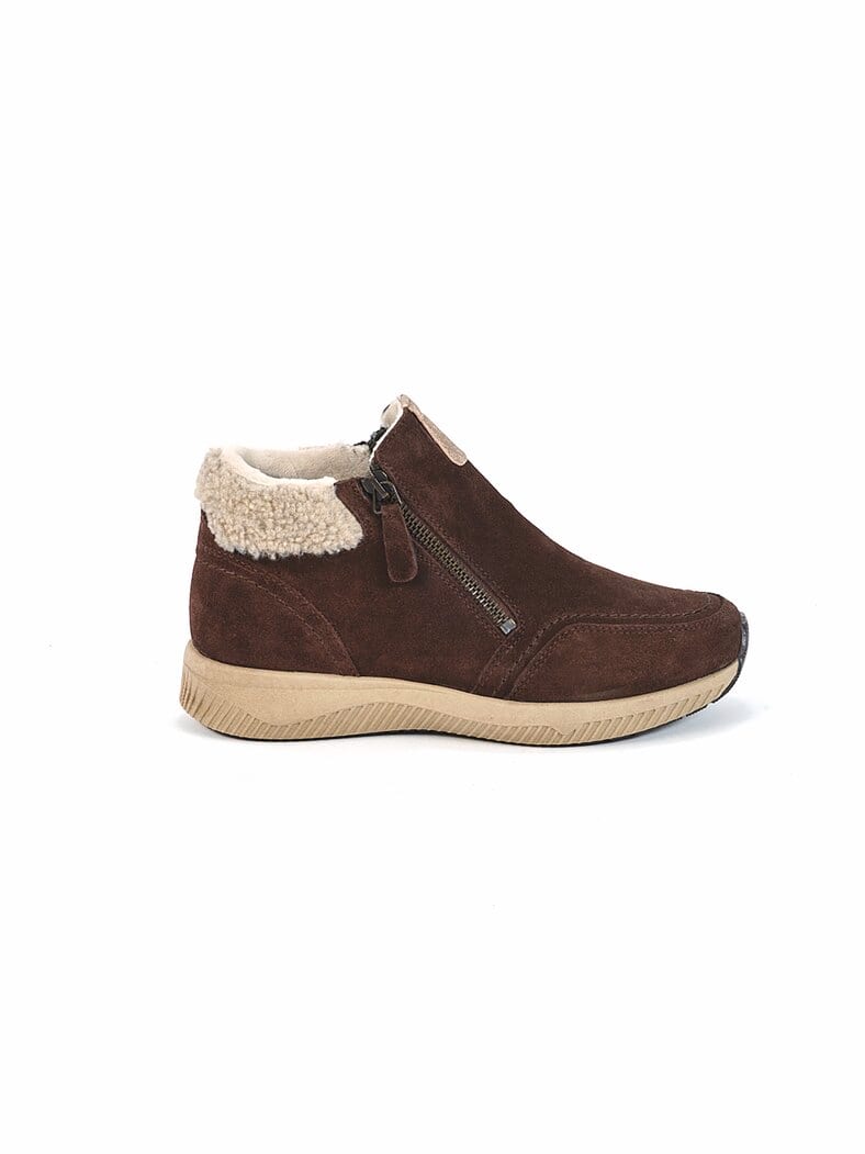 Doppel-RV-Bootie Extraweit Braun