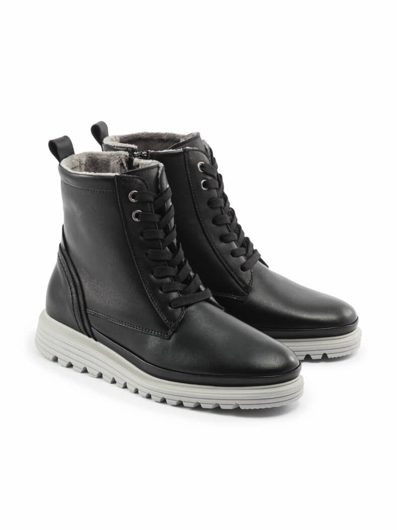 Hallux-Schnürbootie Comfort Schwarz