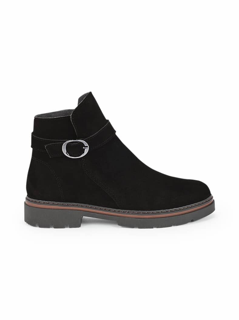 Hallux-Stiefelette Komfortleicht Schwarz