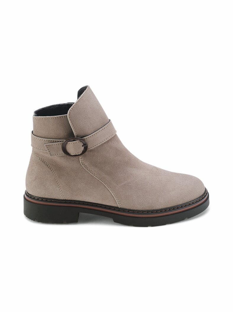 Hallux-Stiefelette Komfortleicht Beige