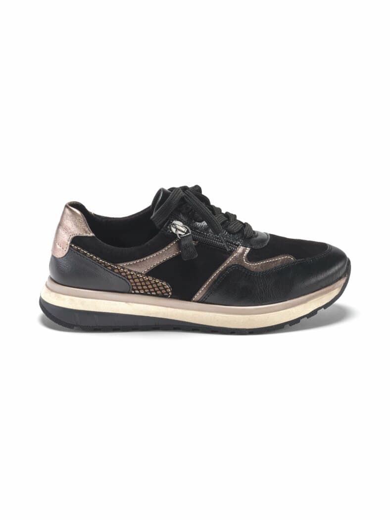 Hallux Schnürer Rutschfest Schwarz