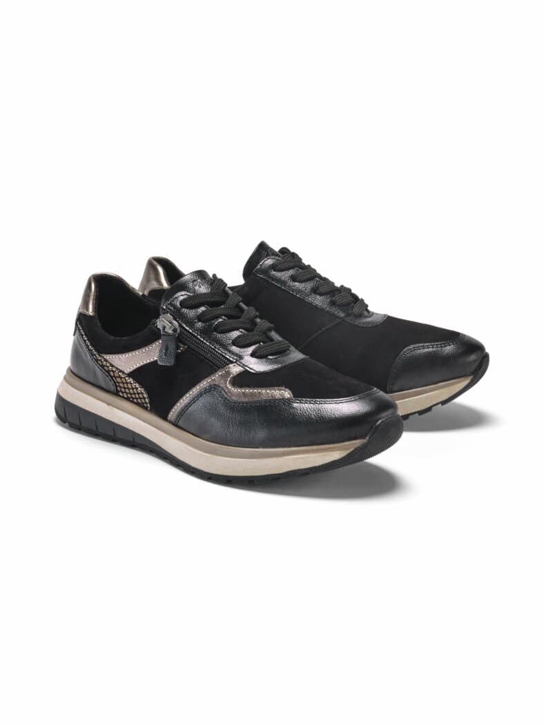 Hallux Schnürer Rutschfest Schwarz