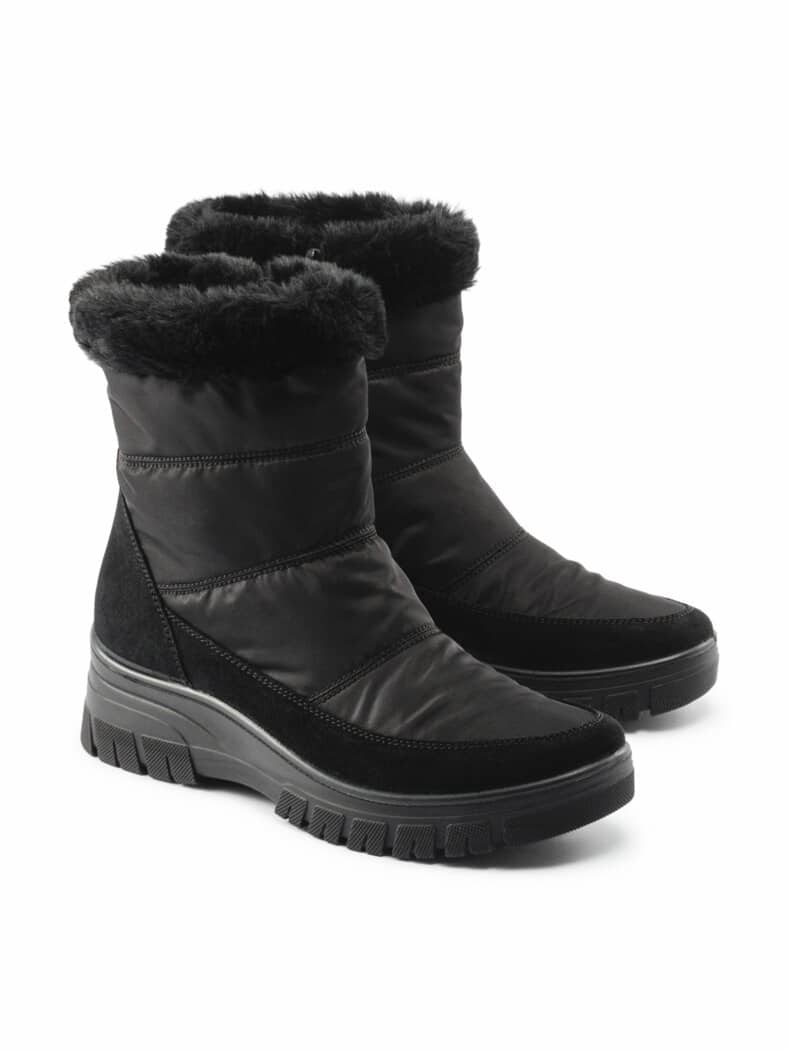 Aquastop-Stiefel Wetterfest Schwarz